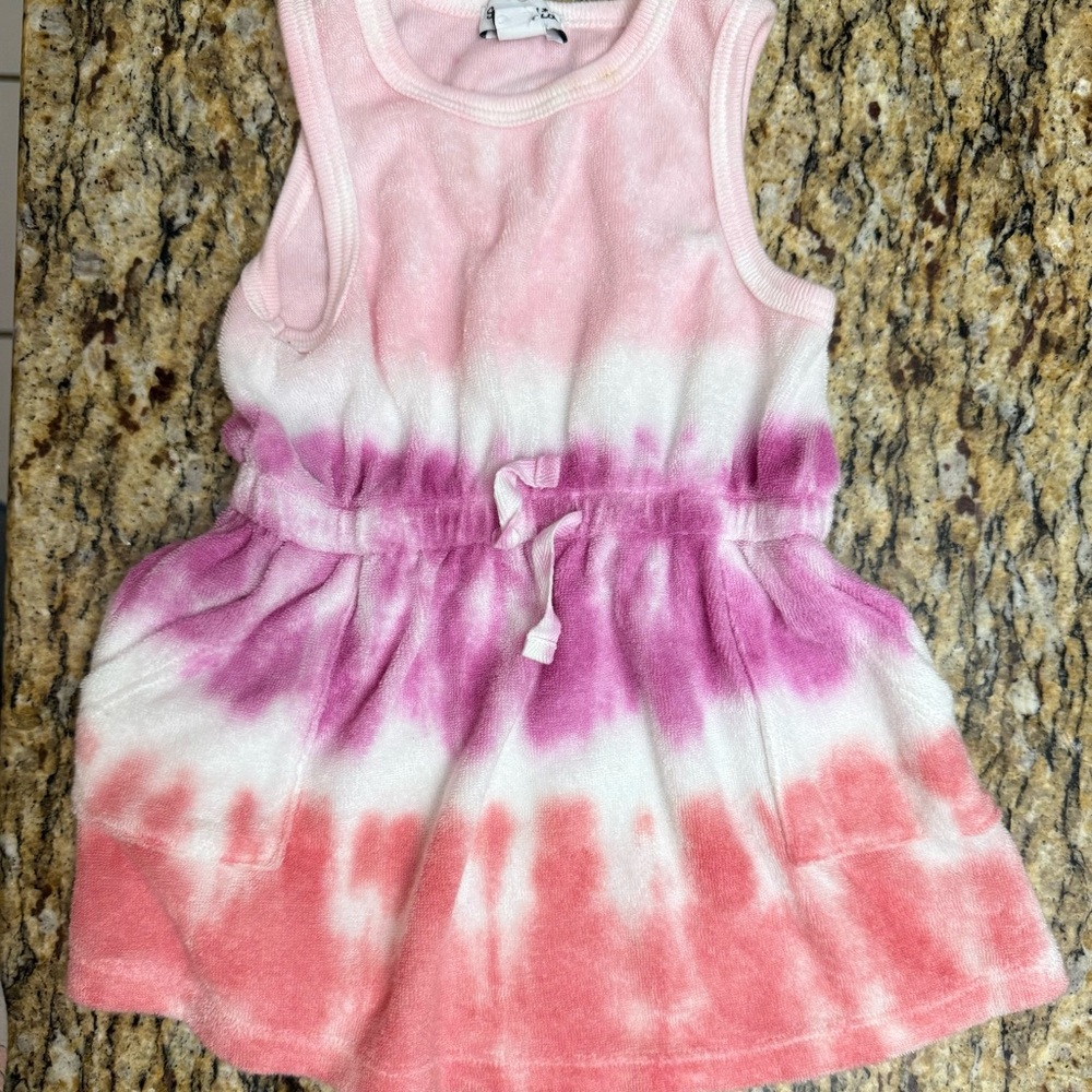Splendid Pink and Purple sunset beach Baby Outfit